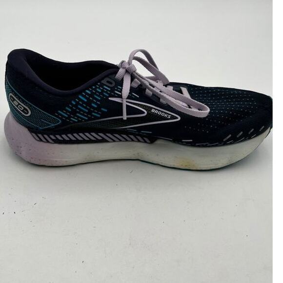Brooks Glycerin GTS 20 Womens Size 9.5 Running Shoes Navy Blue Teal 1203701B499 - Picture 14 of 14